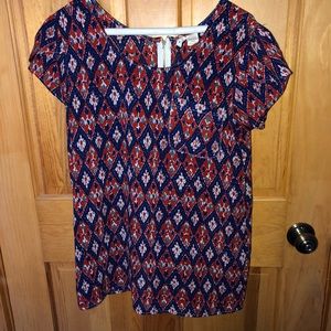 Short sleeve blouse